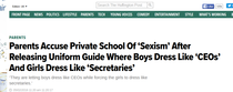 DD's refusing to wear a bra, her Head of Year is saying she isn't allowed at school.