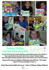 Children's Summer Holiday Cupcake Decorating Classes