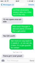 Texts,  what are yours like from your dp/dh?