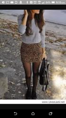 What colours go with brown leopard print?