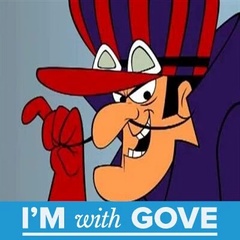 to feel slightly repulsed by this photo of Mr Gove in his too tight trousers?