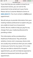 Gp letter needed for esa home assessment