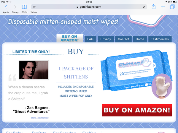 To be sick of DP's poo crumbs?