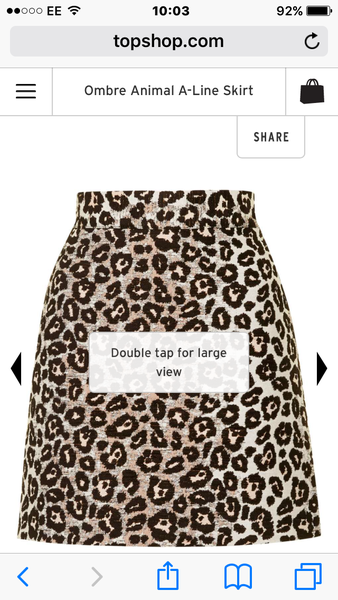 What are you hoping to find now the A/W stuff is coming into the shops?