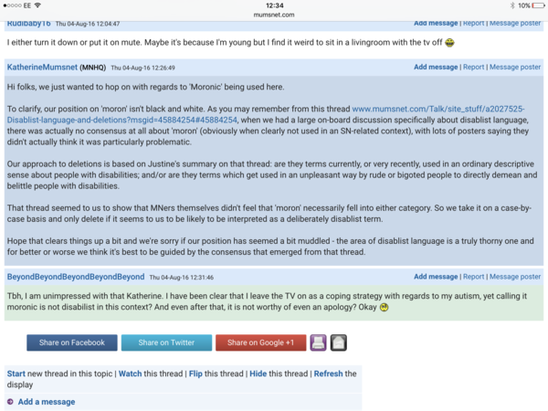Hey MNHQ. Would it be possible to have a discussion about how SN issues/threads are handled on the main boards. (  pt 2)