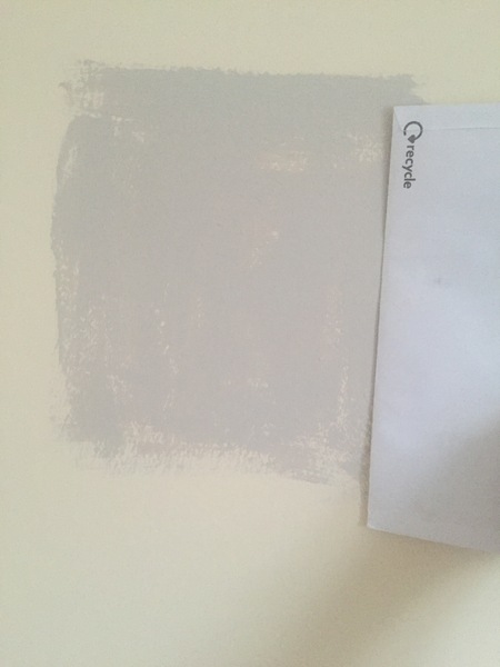 Light grey paint