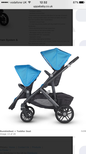 Tandem where the seat nearest handle is the higher seat...