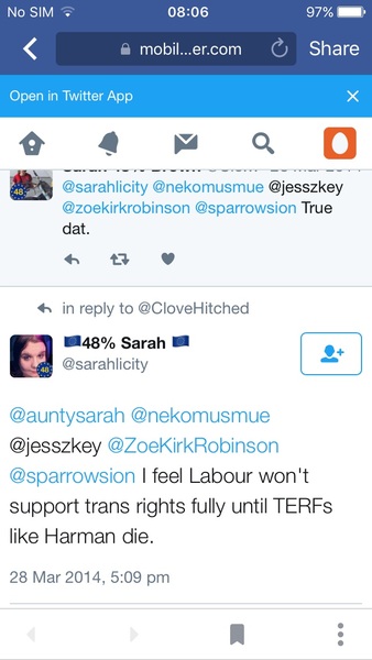 To think 'hate crime ambassador' isn't the right title for this person?