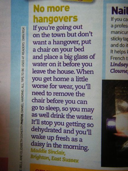 Top tips thread aka the really useless tips thread