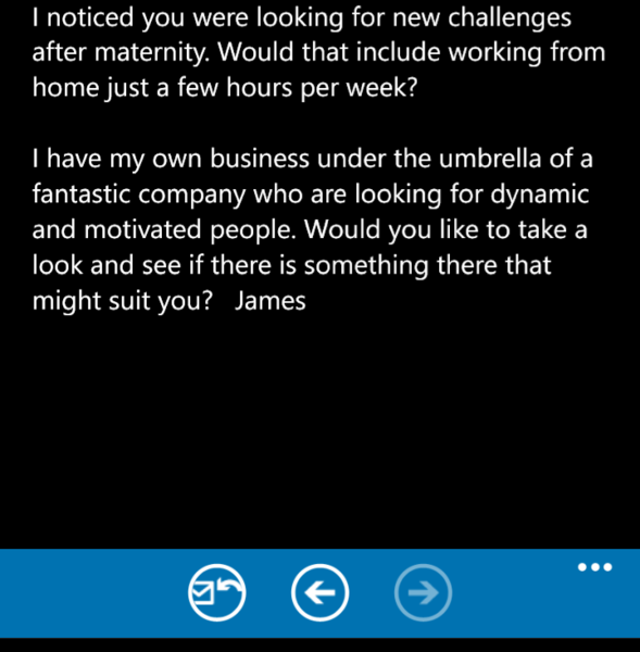 To get fed up with friends trying to sell me stuff