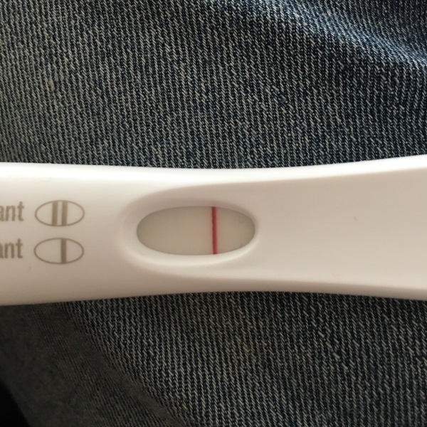 Eyes this way please- Can anyone else see this v. faint line or am I going mad?