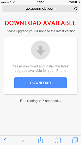 Being redirected