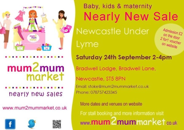 NEWCASTLE UNDER LYME Mum2Mum Market NEARLY NEW SALE