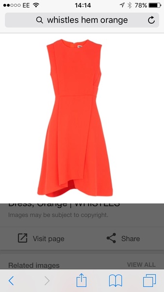 Help me work this dress into an outfit please! Orange!