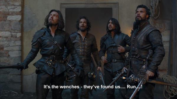 Swagger Inn Thread 136 - Series 3 Finishes - wenches wail piteously, don black crepe and mourn the lack of Musketeers on screen
