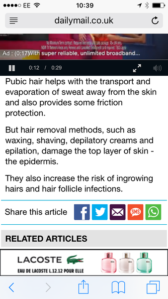 WTAF - can't wax so advised to use bikini trimmer???