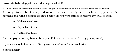 Will SFE pay the childcare grant after you've graduated?