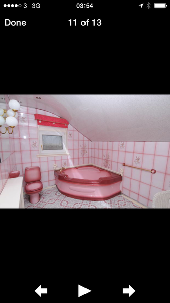 To mourn the demise of the colourful bathroom.
