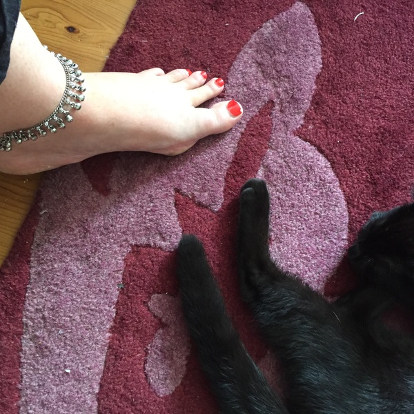 SIL and her jangley anklet