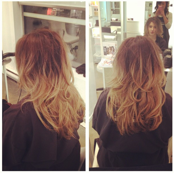 To put a box dye over my freshly highlighted hair?