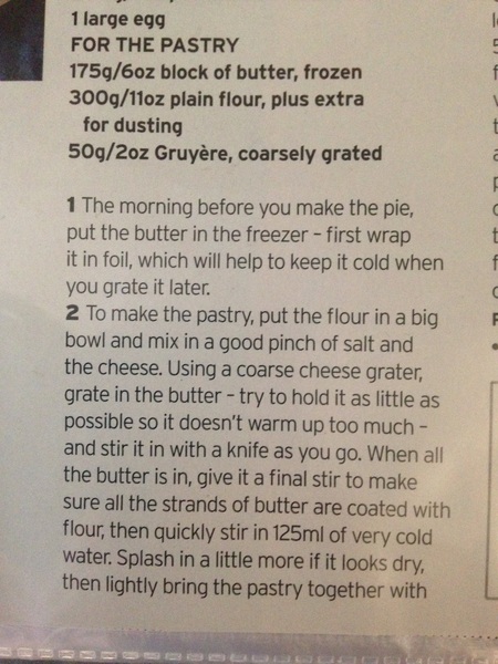 Pastry advice please - rough puff??
