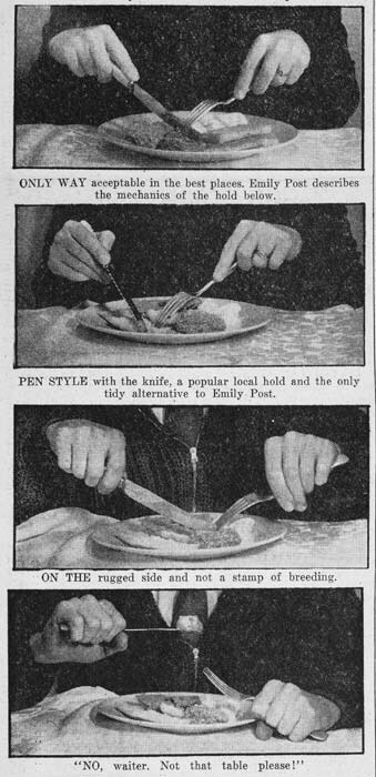 AIBU to cry after being mocked for holding my knife the wrong way?