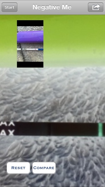 Inverted test, is there a line?