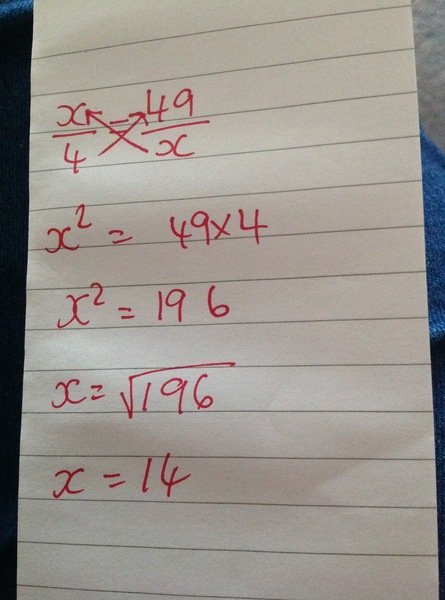 Nanny needing help with Maths question