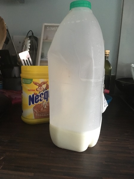 Who gets to have the milk?