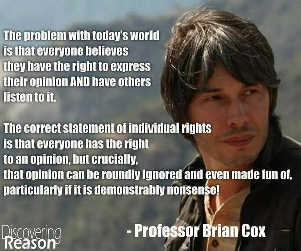 'its just my opinion'