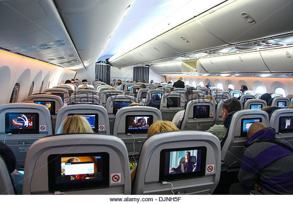 Violent/explicit in-flight entertainment, unsuitable for children