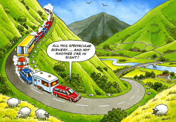 If you cant drive faster than 30mph on a rural road why visit a rural location