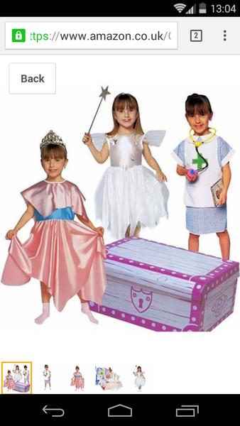 Unisex dressing up box