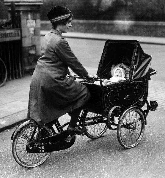 Cycling with a baby