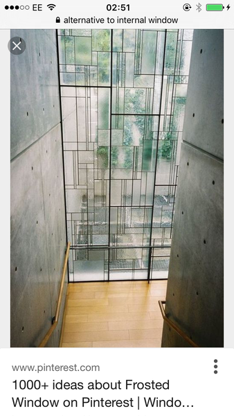 Wwyd with this internal Formica/glass partition?