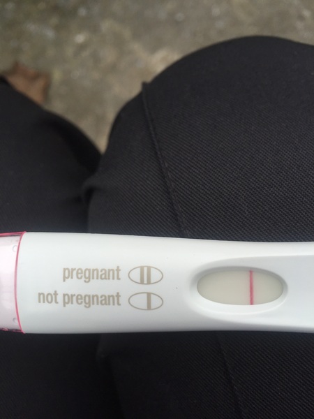 Is there a line on my first response test?