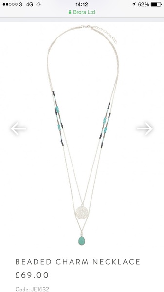 Statement necklace for work