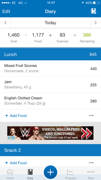MFP to lose weight - Part 4