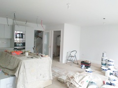 Light grey paint