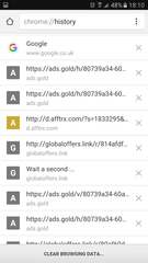 Porn on my phone again when clicking on threads