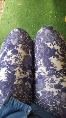 I'm taking leg wear and running with it (no actual running involved)