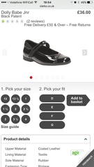 So fucking cross - £45 Clarks shoes not even fucking leather???????