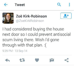 To think 'hate crime ambassador' isn't the right title for this person?