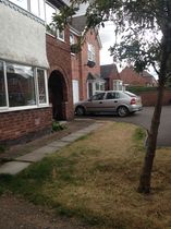 just found out the neighbours have a turning circle on front lawn