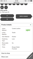 So fucking cross - £45 Clarks shoes not even fucking leather???????