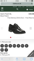 So fucking cross - £45 Clarks shoes not even fucking leather???????