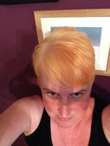 having a little henna/bleach based experiment, anyone want to take bets on the results?
