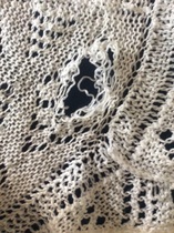 Advice on repairing a lacey knit blanket