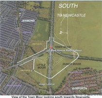 Necastle City Council Proposal to build a motorway sized roundabout on The Town Moor