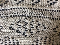 Advice on repairing a lacey knit blanket